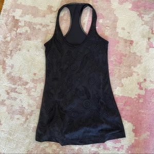 Iululemon grey printed Cool Racerback Size 2